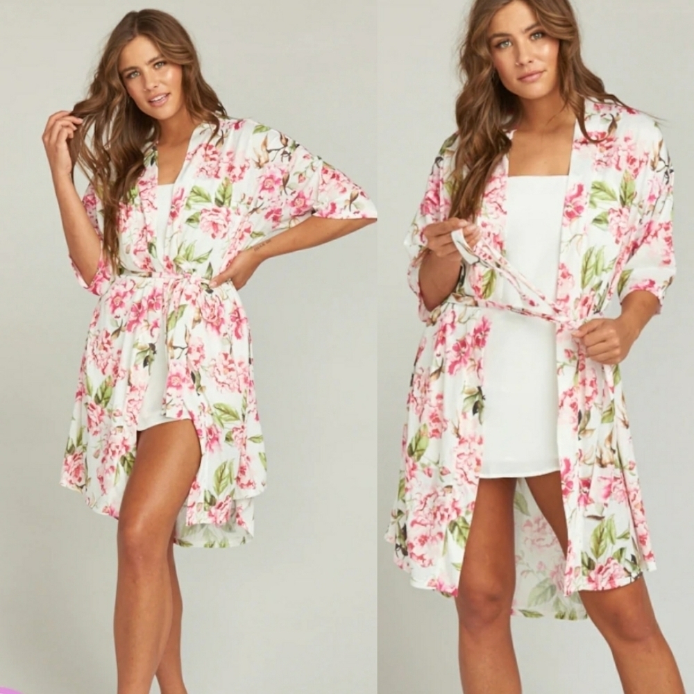 Show me your mumu brie Robe with belt size OS